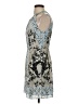 BCBGMAXAZRIA 100% Polyester Paisley Blue Cocktail Dress Size 2 - photo 5