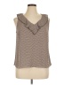 CAbi 100% Polyester Brown Sleeveless Blouse Size XL - photo 1