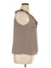 CAbi 100% Polyester Brown Sleeveless Blouse Size XL - photo 4