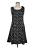 Robbie Bee Polka Dots Black Casual Dress Size 6 - photo 1