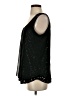 Cache 100% Nylon Black Sleeveless Top Size S - photo 5