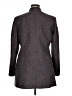 Bar III 100% Polyester Tweed Gray Coat Size 14 - photo 2
