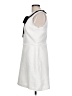 CeCe 100% Polyester Tweed White Casual Dress Size 10 - photo 5