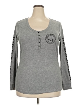 Harley Davidson Long Sleeve Henley