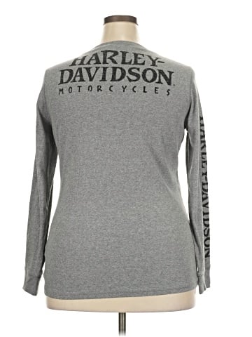 Harley Davidson Long Sleeve Henley (view 2)