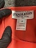 Pendleton 100% Polyester Orange Sleeveless Blouse Size 6 - photo 7