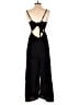 Unbranded 100% Polyester Solid Black Jumpsuit Size M - photo 2