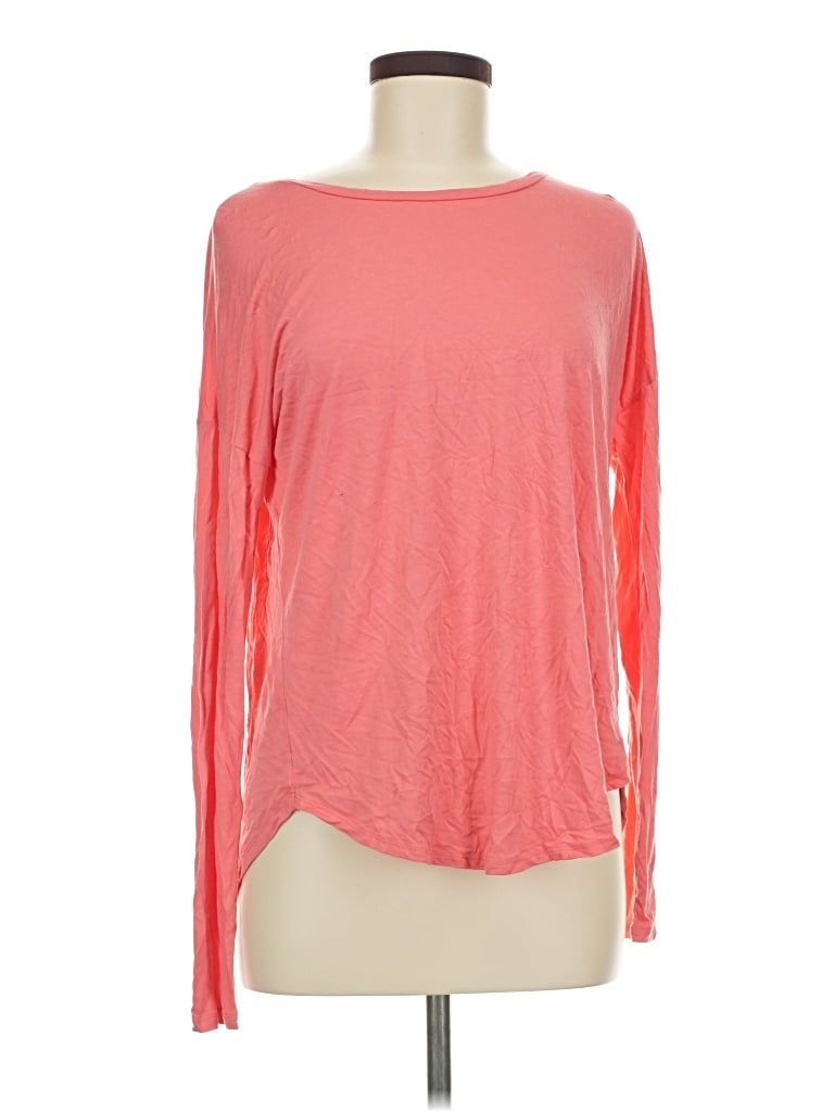 Pre-owned Lou & Grey For Loft Long Sleeve T-shirt In Pink