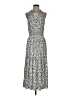 Dex Animal Print Gray Casual Dress Size S - photo 1