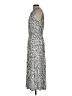 Dex Animal Print Gray Casual Dress Size S - photo 5