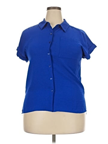 Calvin Klein Short Sleeve Blouse (view 1)