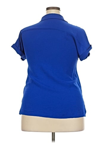 Calvin Klein Short Sleeve Blouse (view 2)