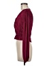 Sincerely Jules 100% Polyester Burgundy Long Sleeve Blouse Size M - photo 5