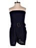 Monteau Solid Blue Romper Size XS - photo 1