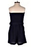 Monteau Solid Blue Romper Size XS - photo 2
