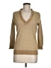 Chaps Metallic Tan Pullover Sweater Size M - photo 1