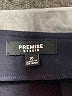Premise Studio Solid Black Blue Formal Skirt Size 10 - photo 4
