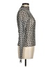 Steve Madden Silver Long Sleeve Top Size M - photo 4
