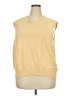 IZOD 100% Cotton Yellow Sweater Vest Size 2XL - photo 1