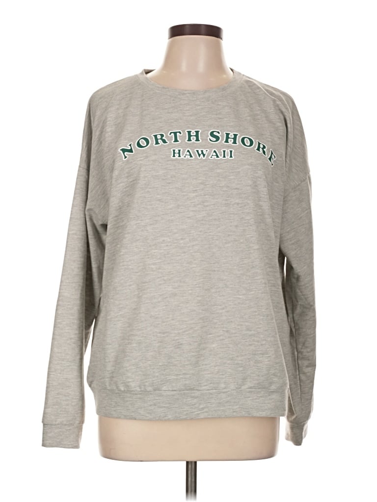 Pre-owned Shein Sweatshirt In Gray