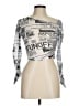 Unbranded Silver White Long Sleeve Top Size M - photo 1