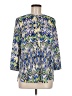NYDJ Blue 3/4 Sleeve Blouse Size M - photo 1