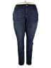 Melissa McCarthy Seven7 Solid Blue Jeans Size 26 waist - photo 1