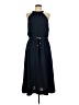 MICHAEL Michael Kors 100% Polyester Solid Blue Casual Dress Size L - photo 1