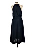 MICHAEL Michael Kors 100% Polyester Solid Blue Casual Dress Size L - photo 2