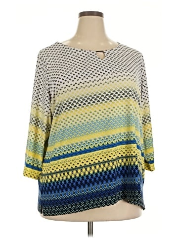 Allison Daley 3/4 Sleeve Blouse (view 1)