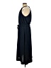MICHAEL Michael Kors 100% Polyester Solid Blue Casual Dress Size L - photo 5
