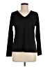 Natori Black Long Sleeve T-Shirt Size M - photo 1