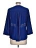 American Eagle Outfitters 100% Polyester Blue 3/4 Sleeve Blouse Size L - photo 2