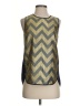 J.Crew Gold Sleeveless Blouse Size 0 - photo 1