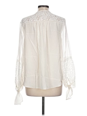Rebecca Taylor Long Sleeve Silk Top (view 2)