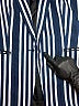 Rag & Bone 100% Cotton Stripes Blue Blazer Size 6 - photo 3