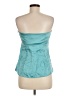 Ann Taylor LOFT Teal Sleeveless Blouse Size 8 - photo 2