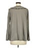 Elle 100% Polyester Gray Long Sleeve T-Shirt Size M - photo 2