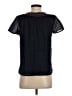Talbots 100% Cotton Black Short Sleeve Blouse Size S (petite) - photo 2