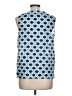 Talbots 100% Cotton Blue Sleeveless Blouse Size 10 - photo 2