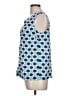 Talbots 100% Cotton Blue Sleeveless Blouse Size 10 - photo 5