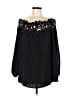 Unbranded Black 3/4 Sleeve Blouse Size XL - photo 1