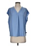 Banana Republic 100% Polyester Blue Short Sleeve Blouse Size S - photo 1