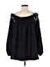 Unbranded Black 3/4 Sleeve Blouse Size XL - photo 2