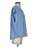 Banana Republic 100% Polyester Blue Short Sleeve Blouse Size S - photo 4