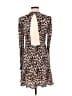 Saylor 100% Polyester Animal Print Brown Casual Dress Size M - photo 2