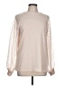 MIHOLL Ivory Long Sleeve Blouse Size L - photo 1
