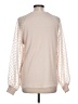 MIHOLL Ivory Long Sleeve Blouse Size L - photo 2