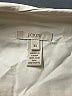 J.Crew 100% Silk Color Block Ivory Long Sleeve Silk Top Size XS - photo 7