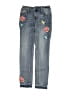 Hudson Floral Blue Jeans Size 14 - photo 1